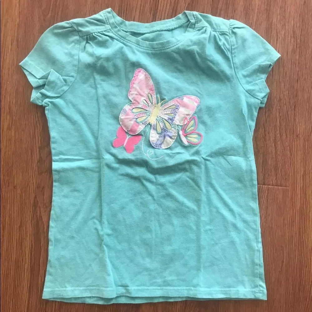 green t shirt For Girl Size 7